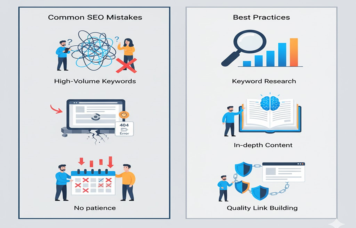 SEO Mistakes and Practices
